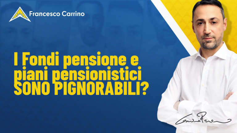 I fondi pensione possono sono pignorabili?Fondi pensioni e piani pensionistici (come il PIP) non possono essere pignorati ma...