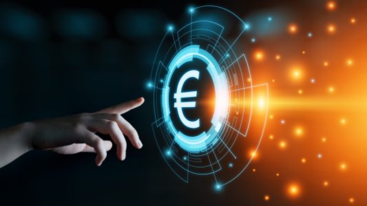 Euro Currency Money Symbol Icon Sign. Business Finance Concept.