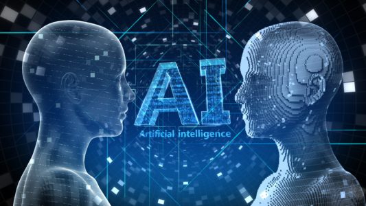 AI artificial intelligence digital network computer technology 3